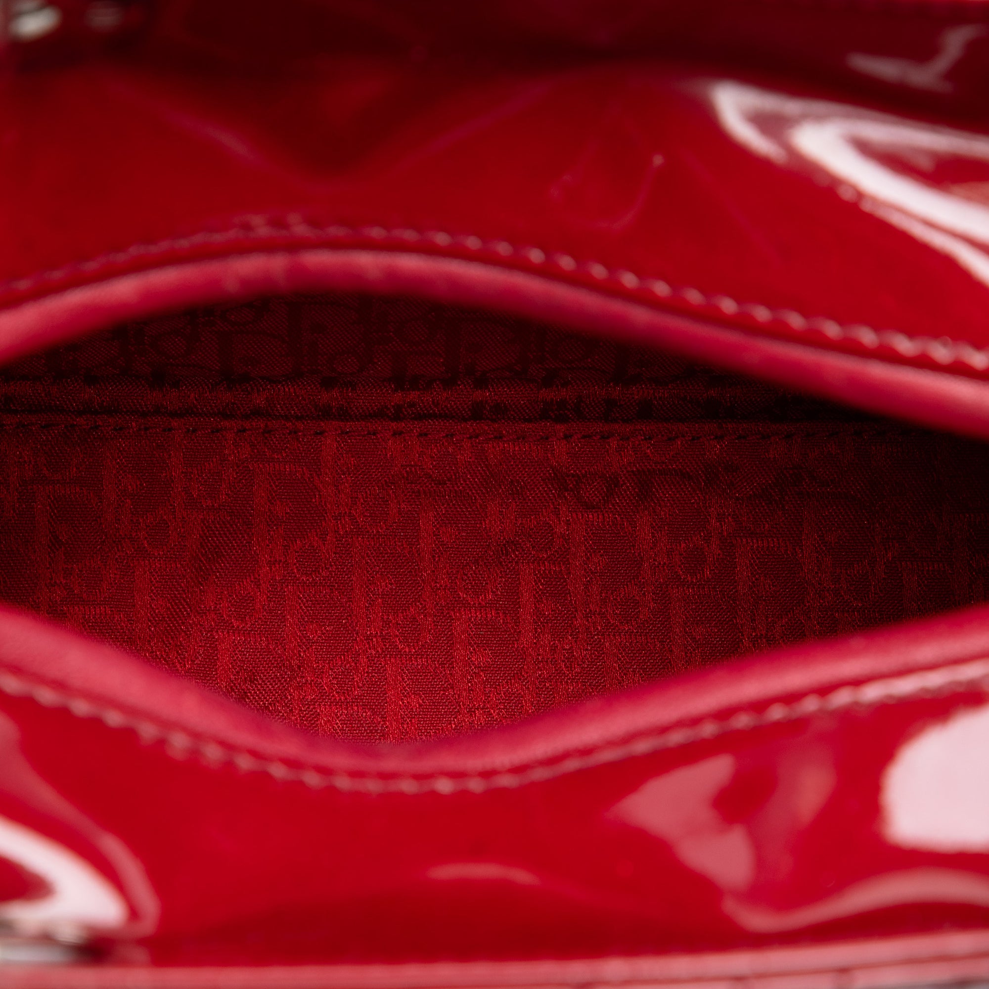 Medium Patent Cannage Lady Dior - Image 4