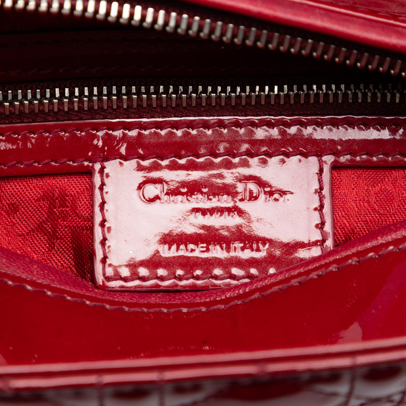 Medium Patent Cannage Lady Dior - Image 5