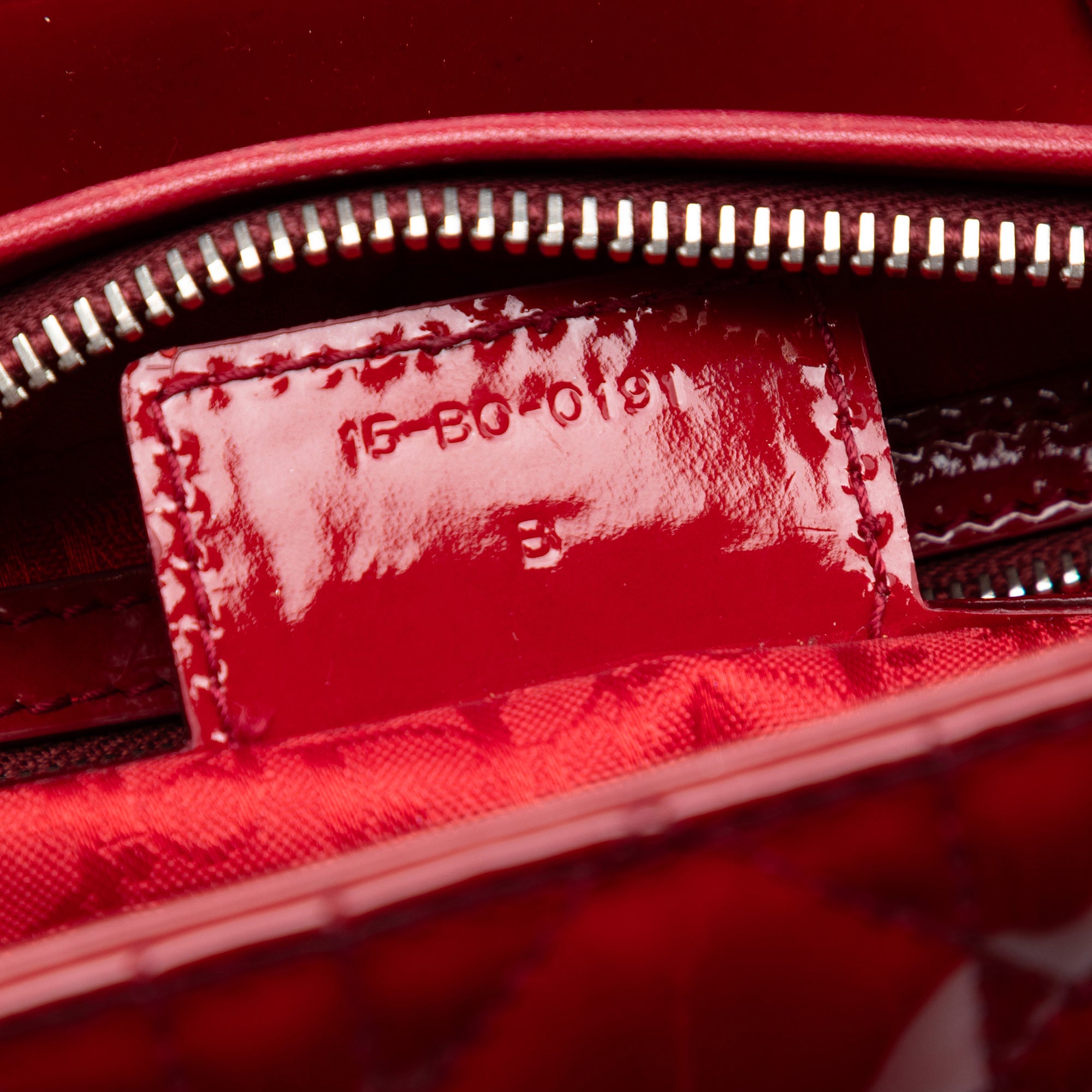 Medium Patent Cannage Lady Dior - Image 6