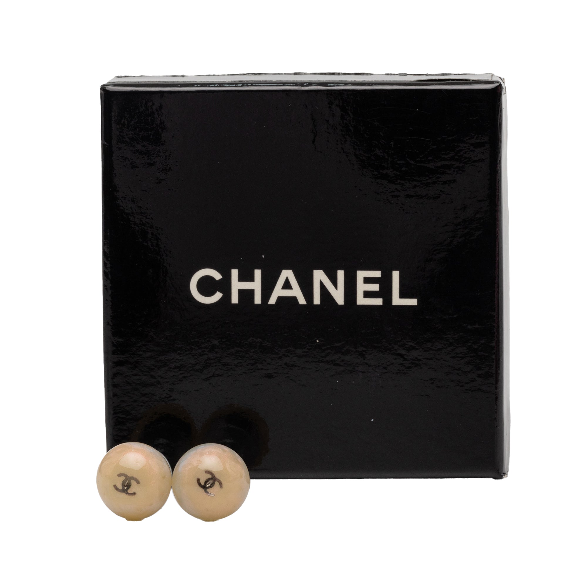 CC Resin Brass Push Back Earrings - Image 4