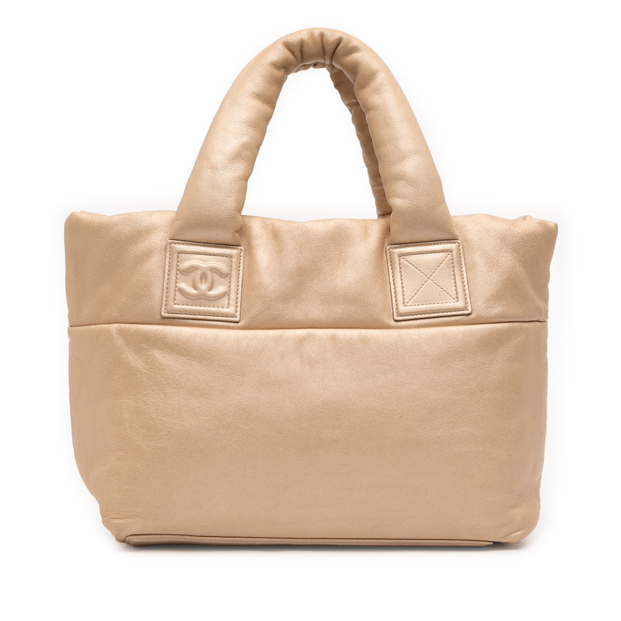 Small Lambskin Coco Cocoon Reversible Tote - Image 1