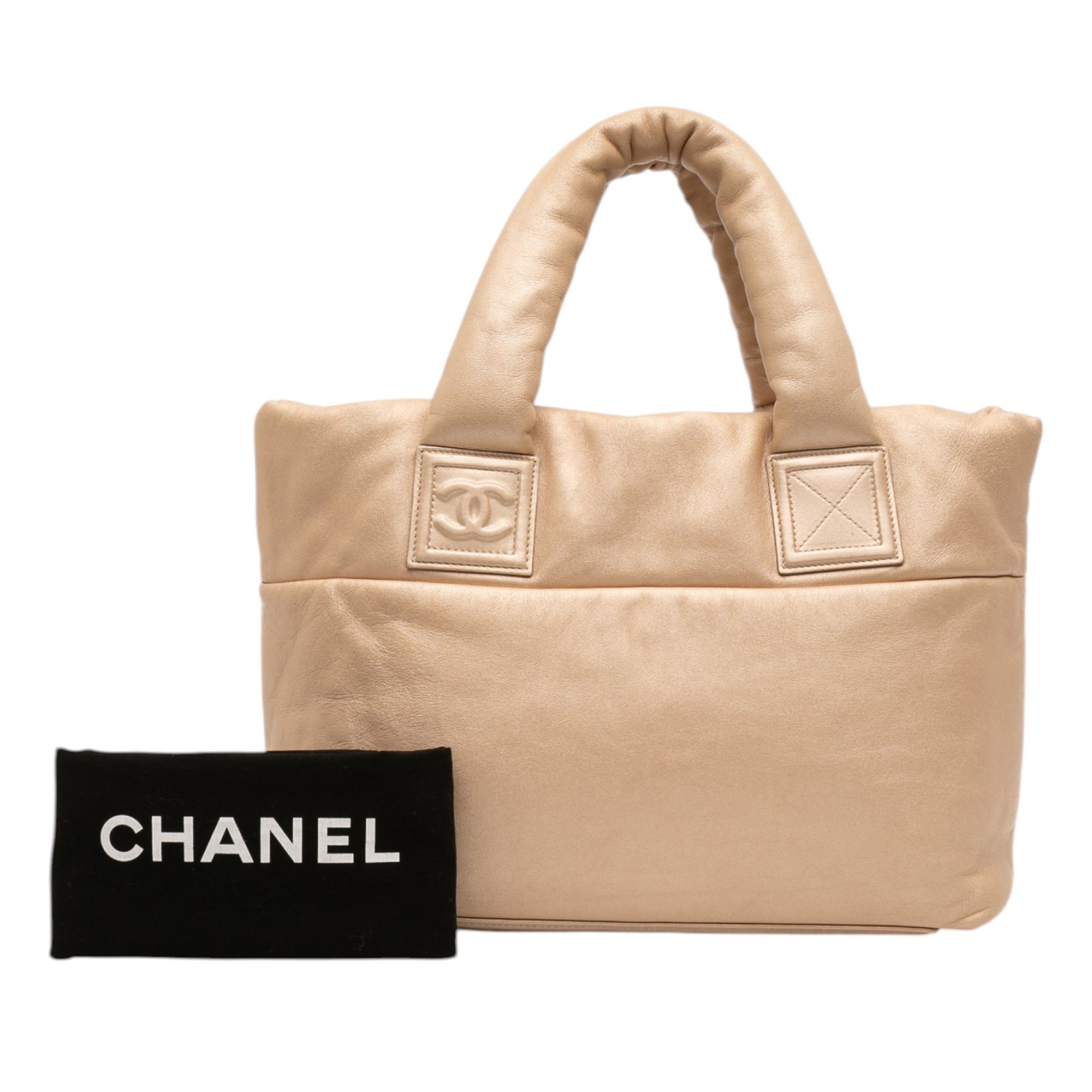 Small Lambskin Coco Cocoon Reversible Tote - Image 7
