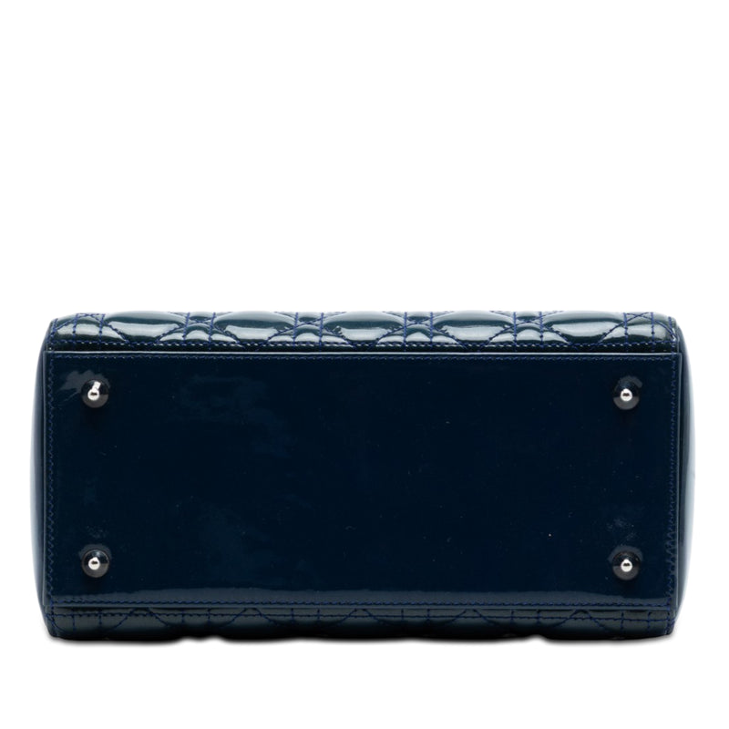 Medium Patent Cannage Lady Dior - Image 3