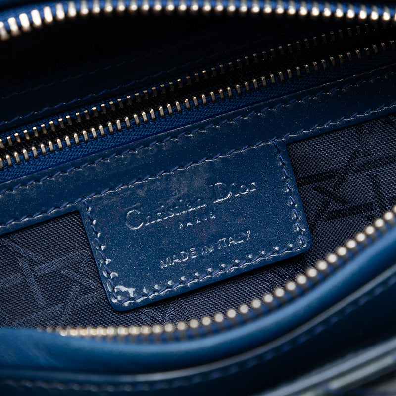 Medium Patent Cannage Lady Dior - Image 5
