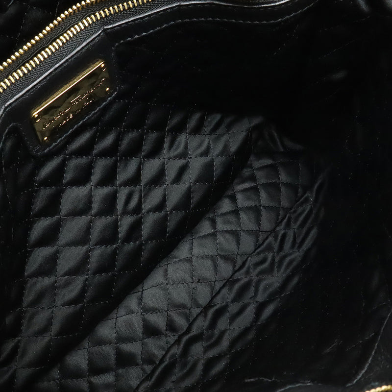Leather Vara Chain Link Satchel - Image 4