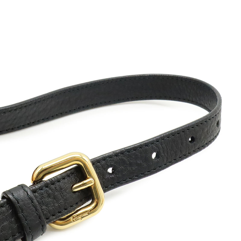 Leather Vara Chain Link Satchel - Image 9