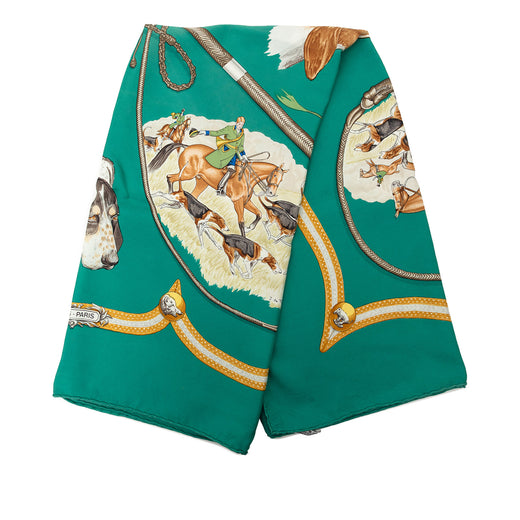 Le Laisser Courre Silk Scarf 90 - Image 1
