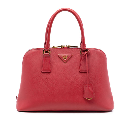 Medium Saffiano Lux Promenade Satchel - Image 1
