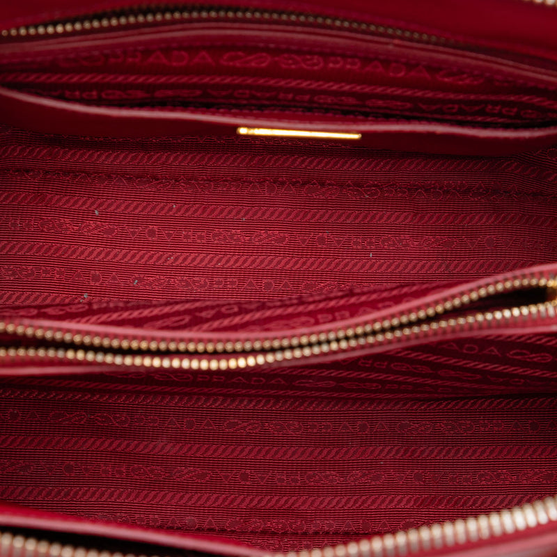 Medium Saffiano Lux Promenade Satchel - Image 4