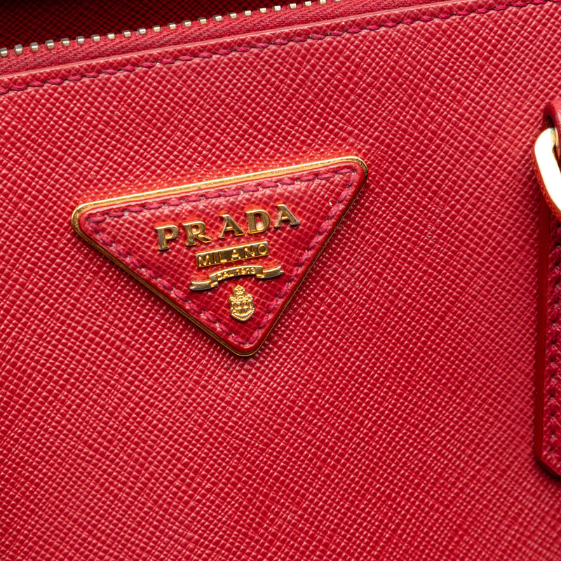 Medium Saffiano Lux Promenade Satchel - Image 5