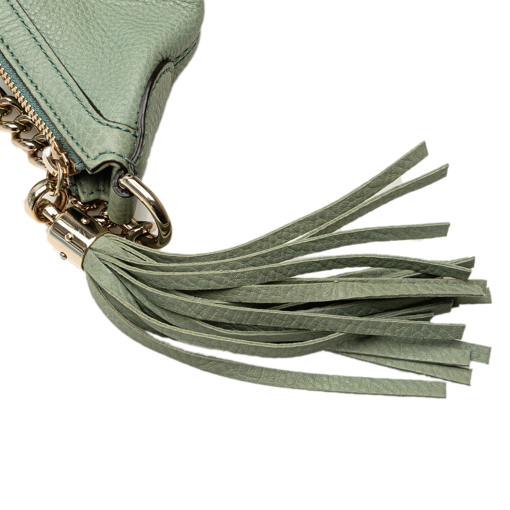 Leather Soho Chain Shoulder Bag - Image 9