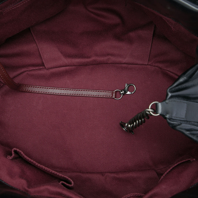 Large Quilted Iridescent Calfskin In The Mix Satchel - Image 4