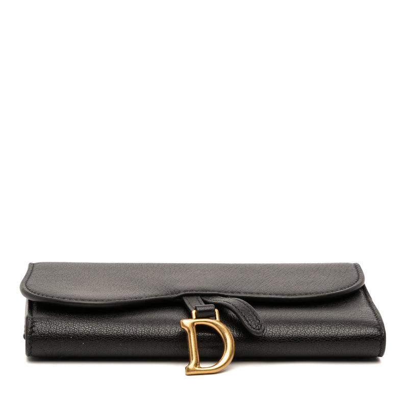 Goatskin Saddle Long Wallet - Image 3