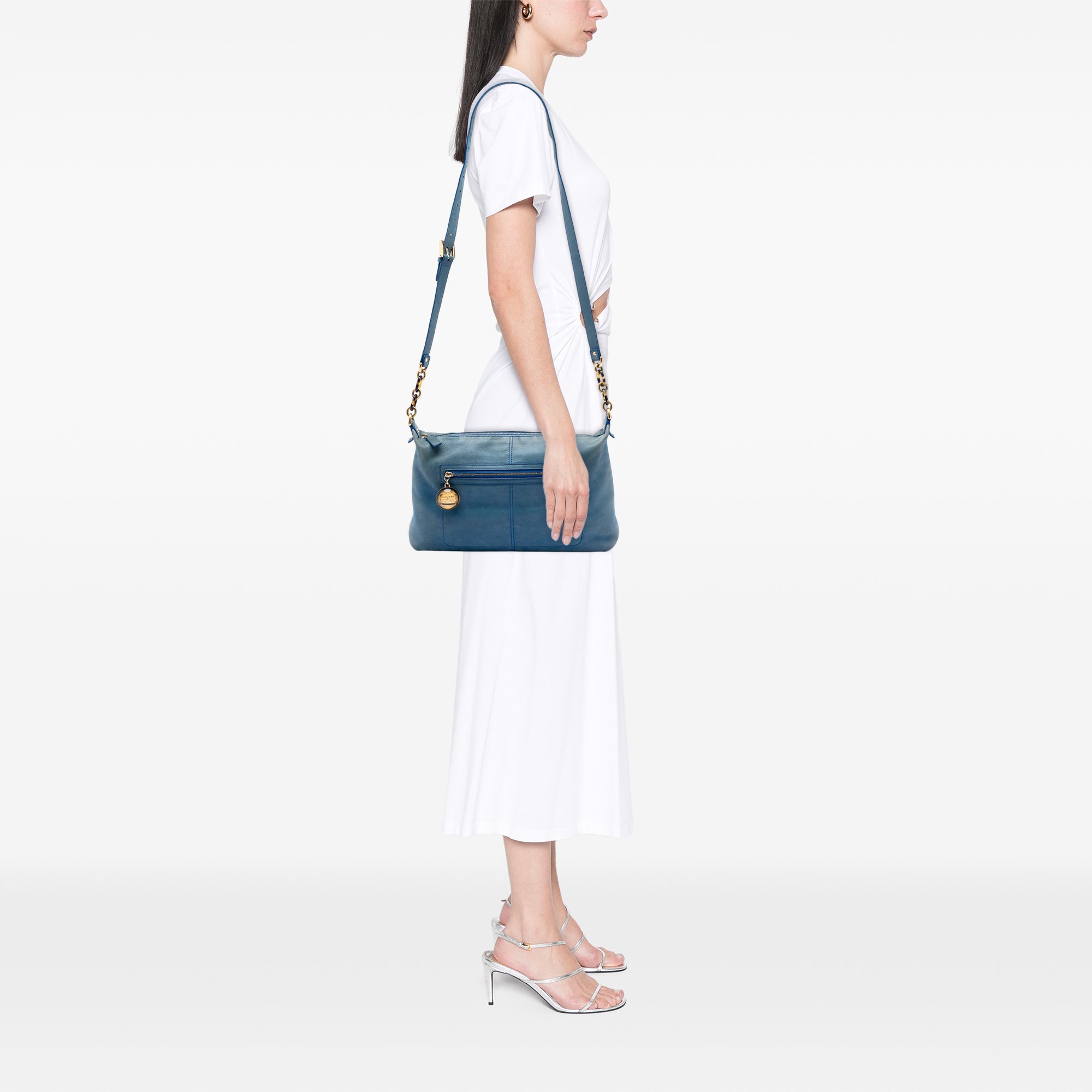 Metallic Calfskin Vitello Savana Forever Crossbody - Image 7