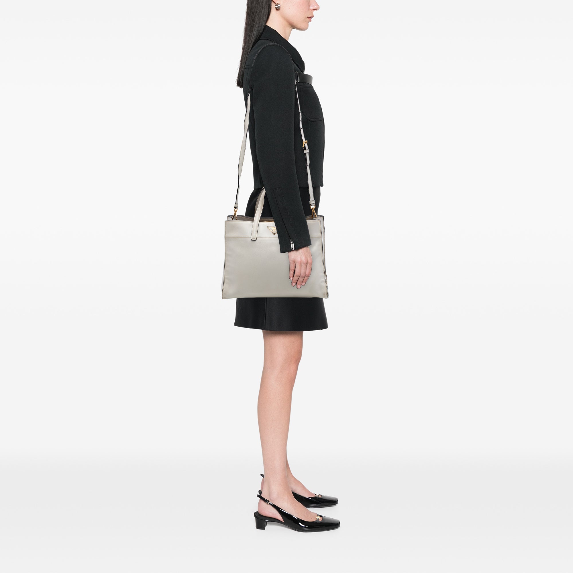 Saffiano Soft Triple Pocket Tote - Image 6