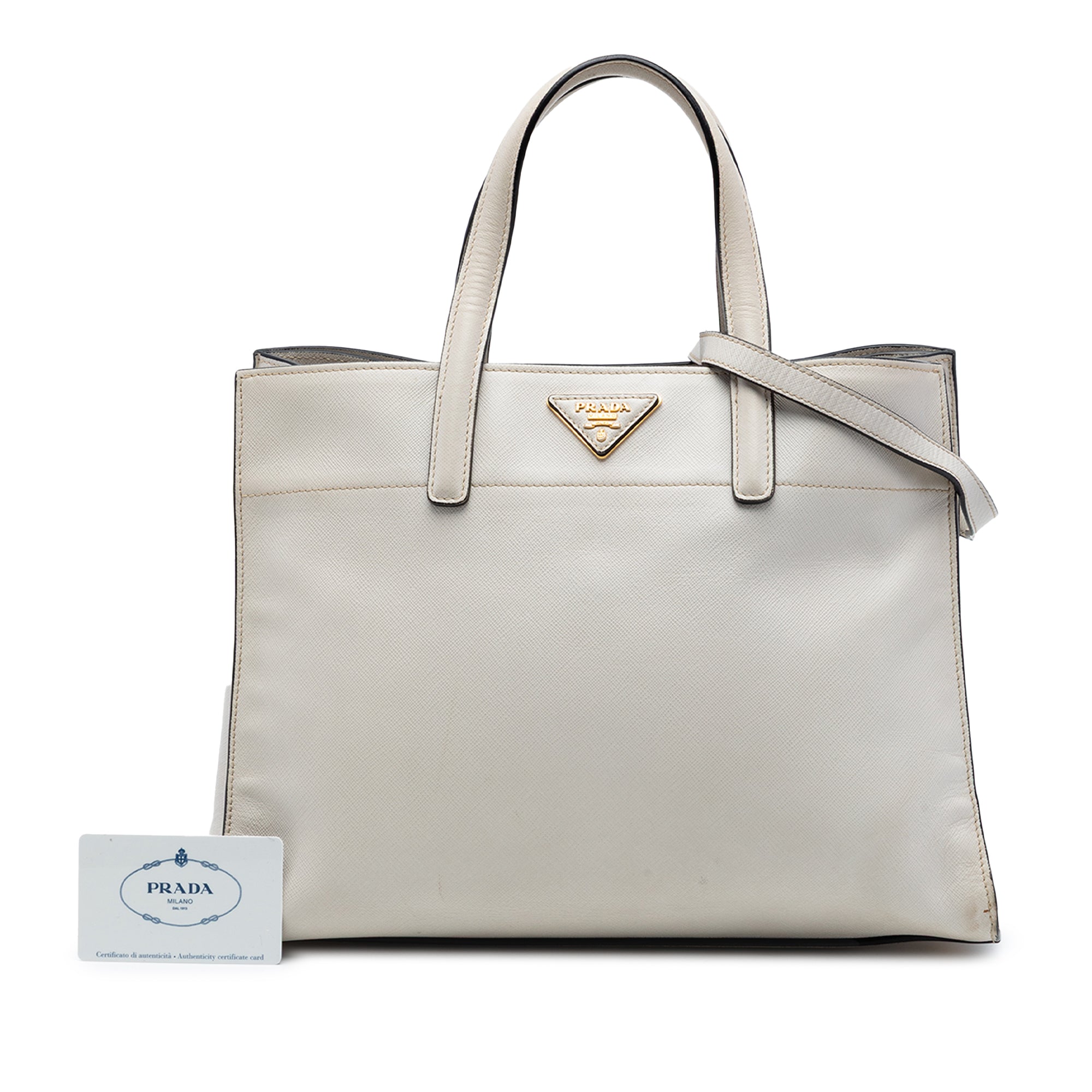 Saffiano Soft Triple Pocket Tote - Image 7