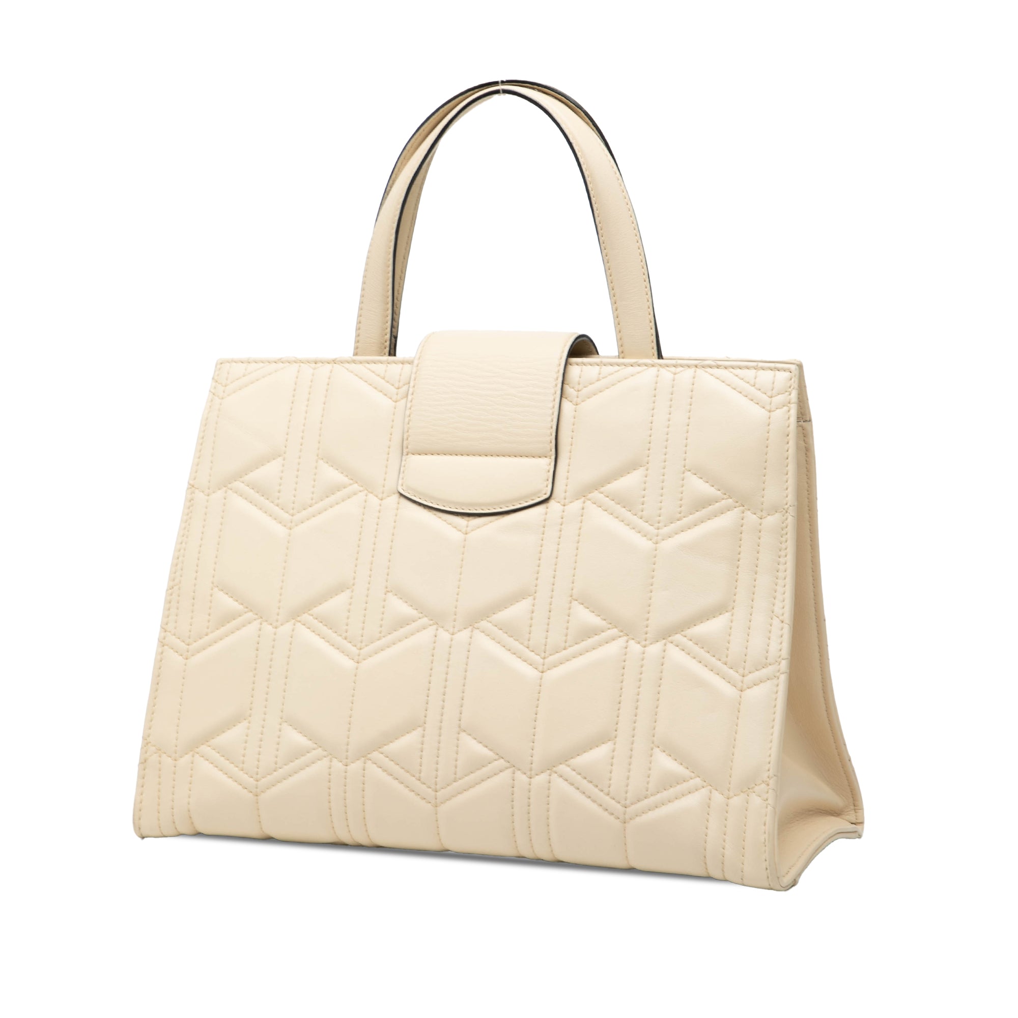 Quilted Leather Dionysus Web Satchel - Image 2