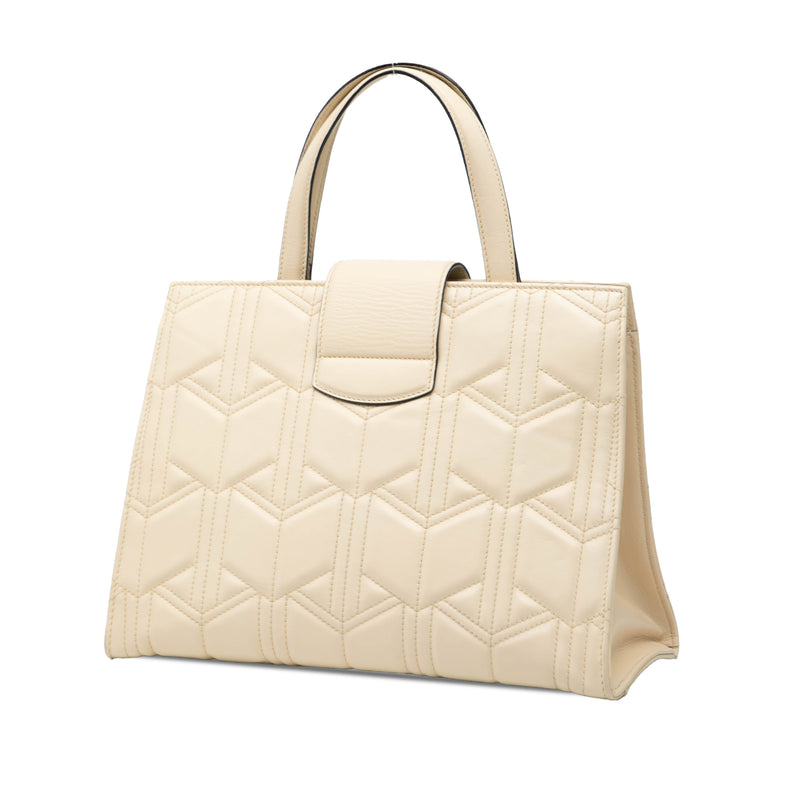 Quilted Leather Dionysus Web Satchel - Image 2