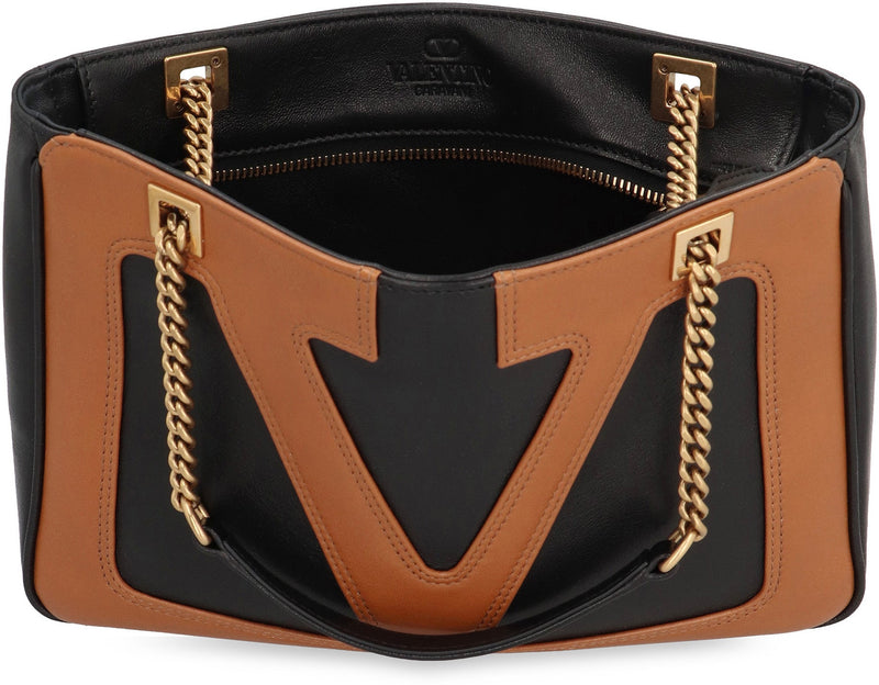 Valentino Garavani Tote Bag — Black Lamb Leather