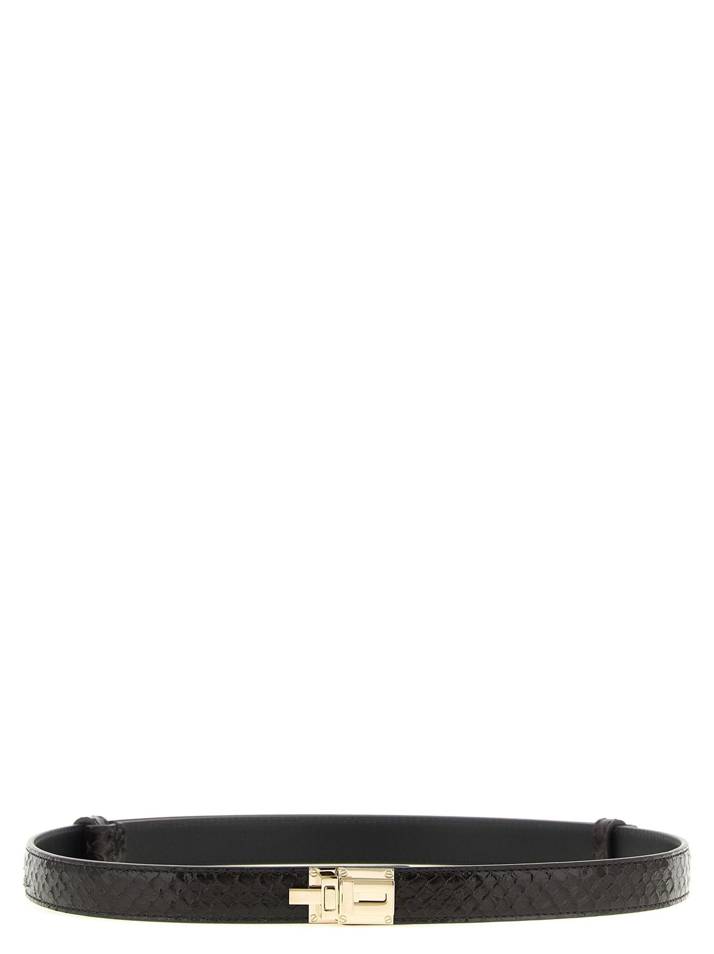 Tom Ford T Latch Belt — Brown Calf Leather
