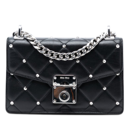 Studded Matelasse Nappa Flap Crossbody - Image 1