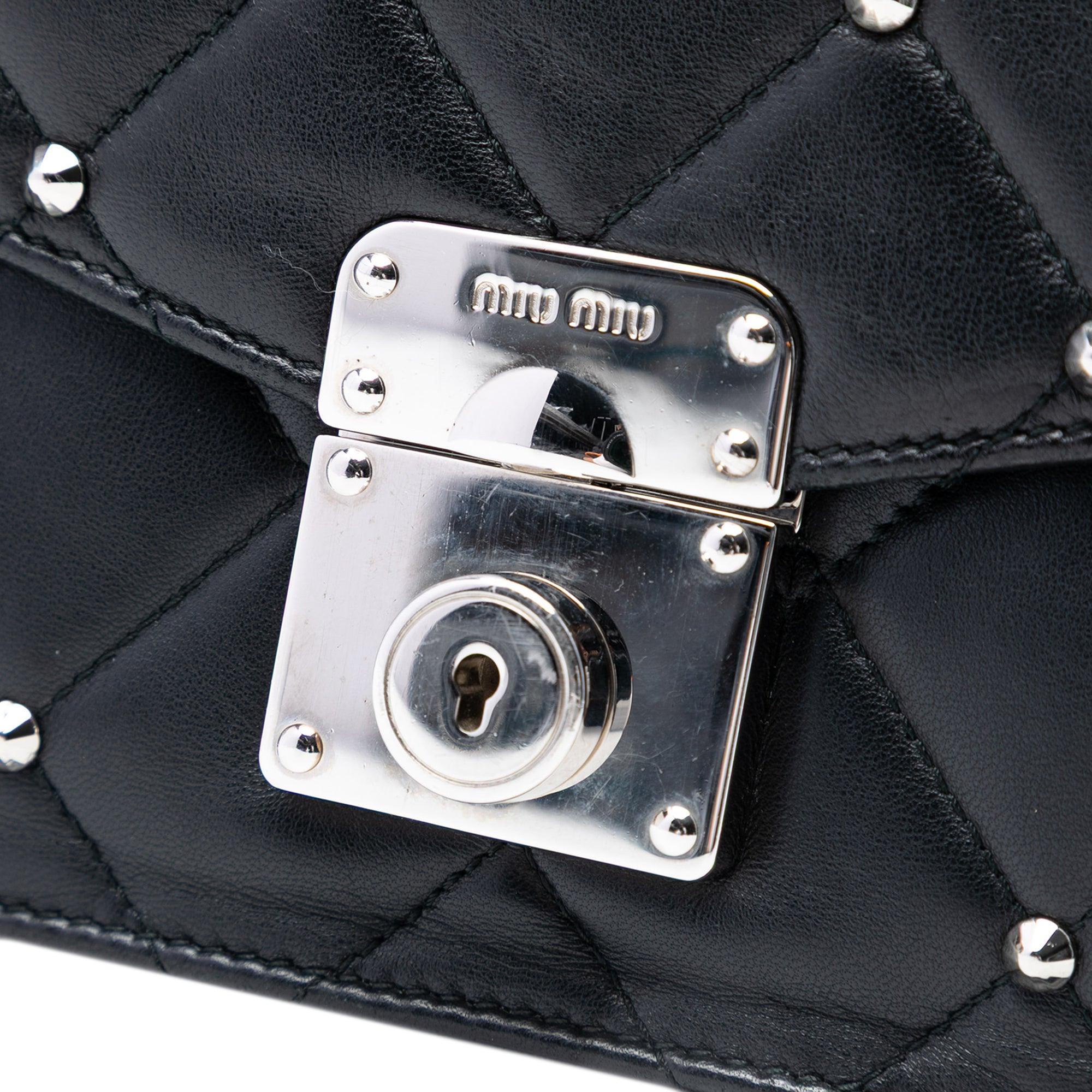 Studded Matelasse Nappa Flap Crossbody - Image 5