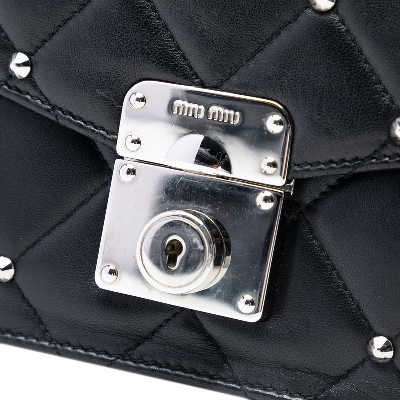 Studded Matelasse Nappa Flap Crossbody - Image 5