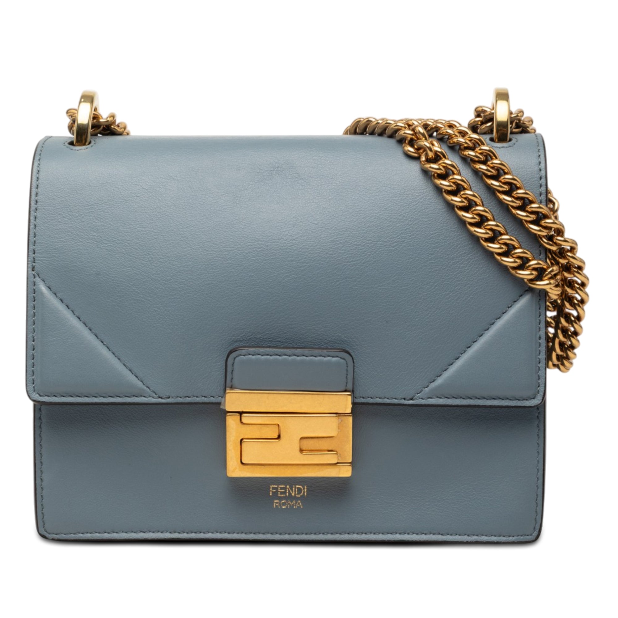 Small Leather Kan U Chain Shoulder Bag - Image 1
