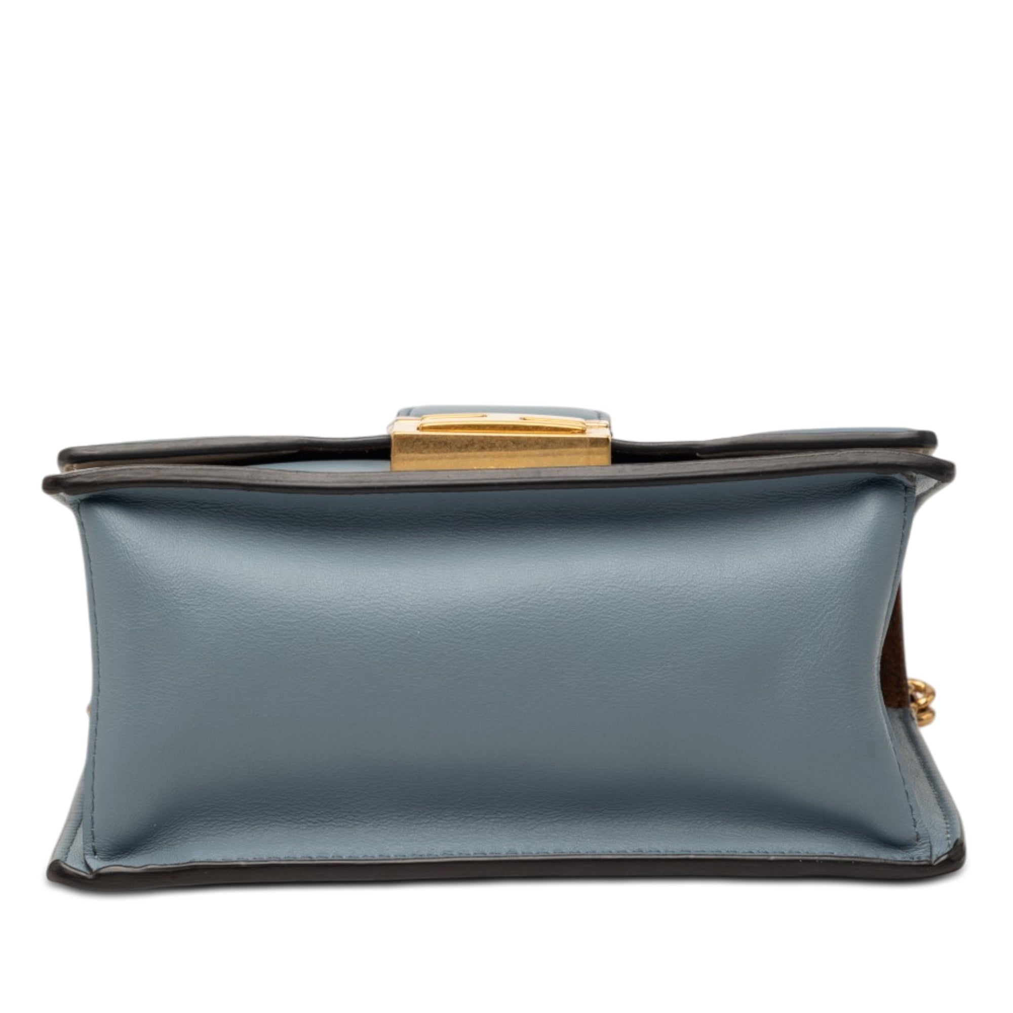 Small Leather Kan U Chain Shoulder Bag - Image 3