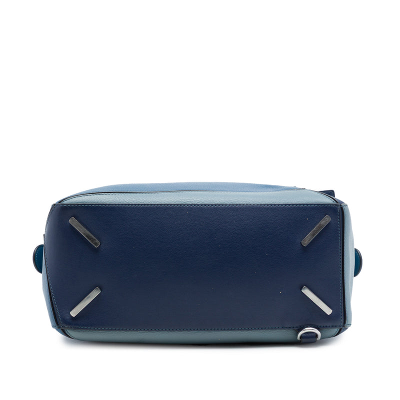 Medium Tricolor Calfskin Puzzle Satchel - Image 3