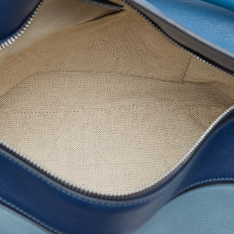 Medium Tricolor Calfskin Puzzle Satchel - Image 4