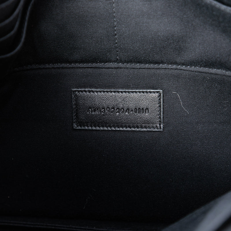 Grained Leather Zip Clutch - Image 6