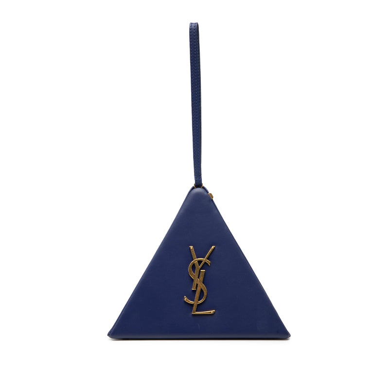Small Leather Pyramid Box Bag