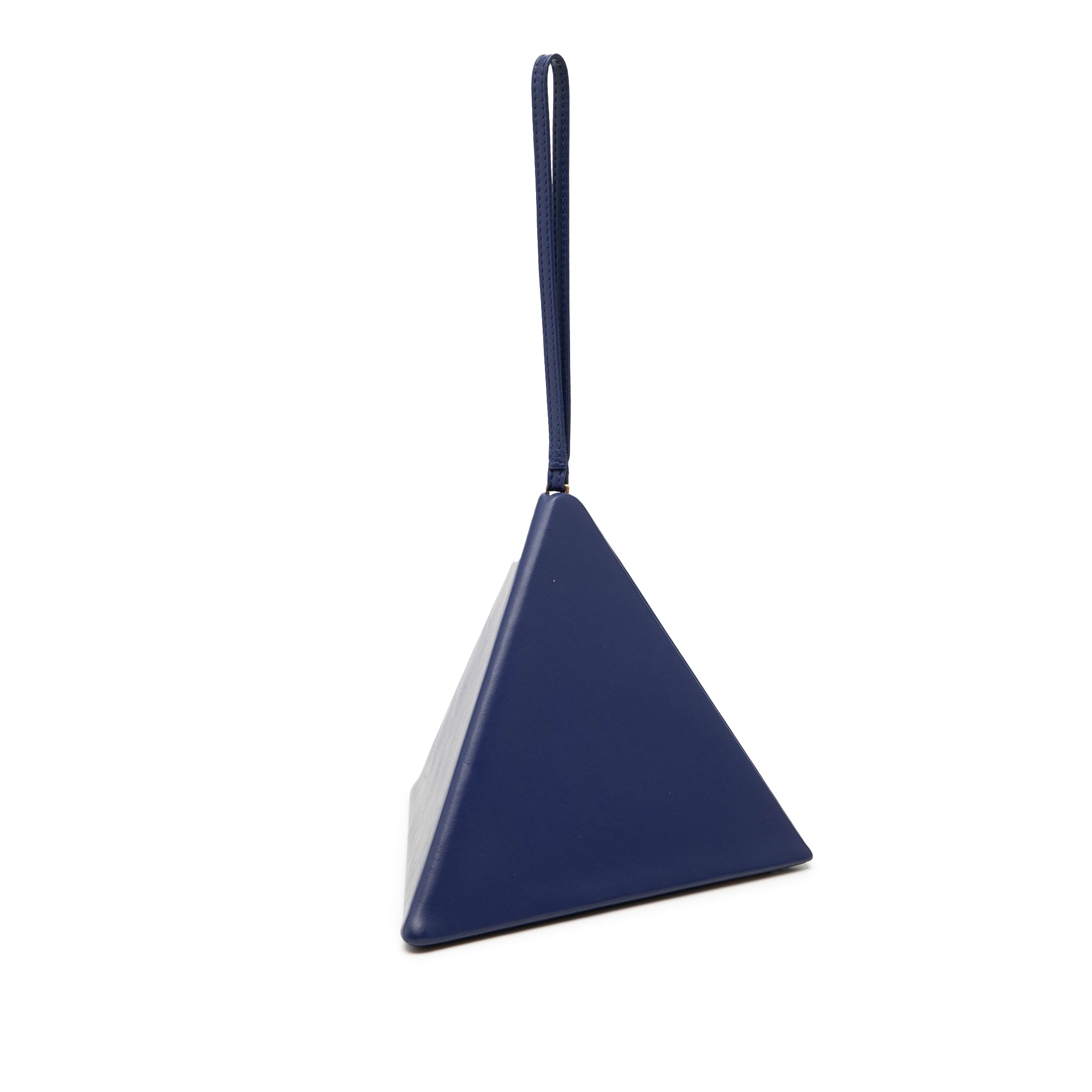 Small Leather Pyramid Box Bag - Image 2