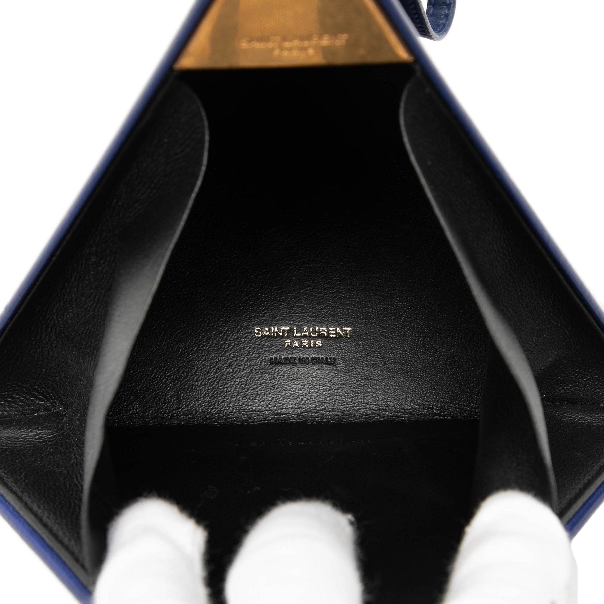 Small Leather Pyramid Box Bag - Image 4