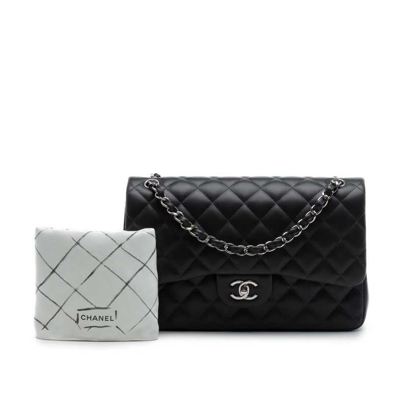 Jumbo Classic Lambskin Double Flap - Image 7