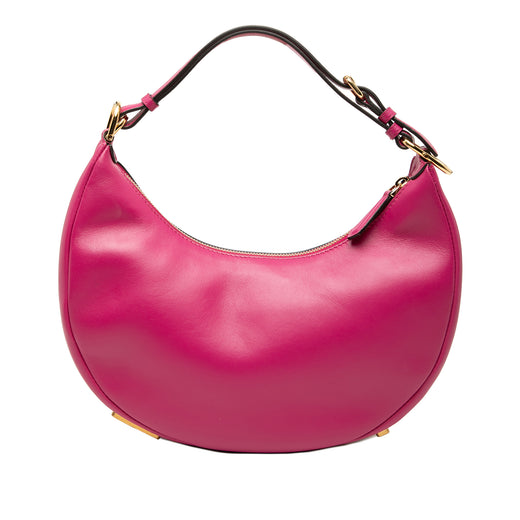 Small Leather Fendigraphy Hobo - Image 1