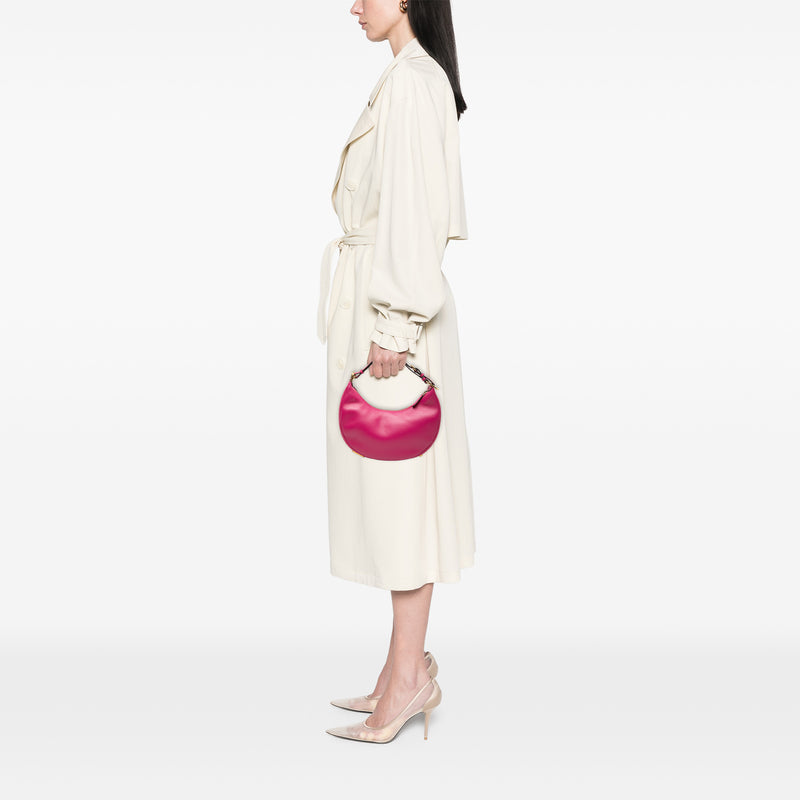 Small Leather Fendigraphy Hobo - Image 7