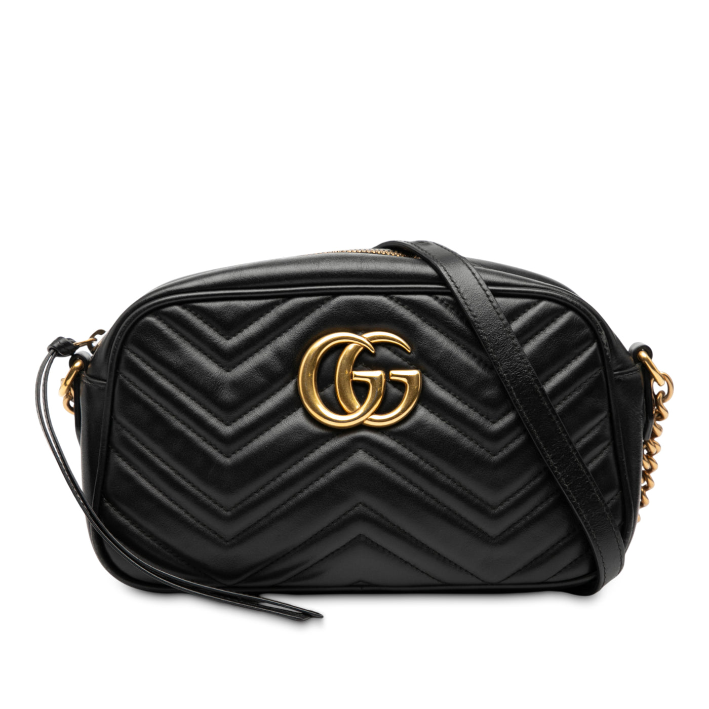Small GG Marmont Matelasse Calfskin Crossbody - Image 1