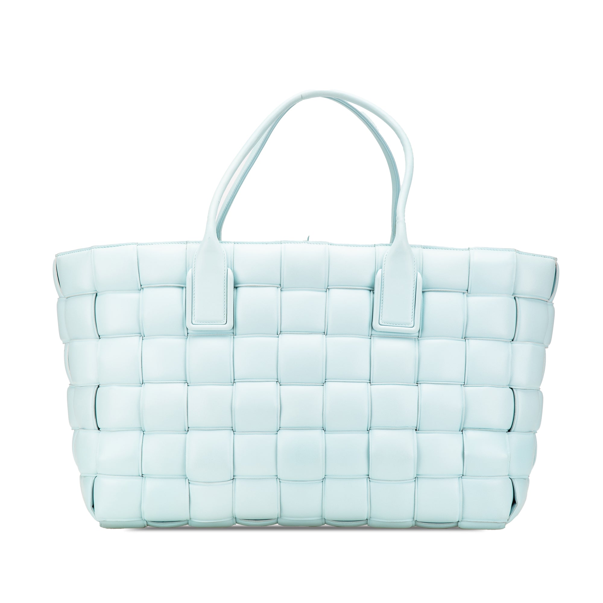 Large Lambskin Intreccio Padded Tote - Image 1