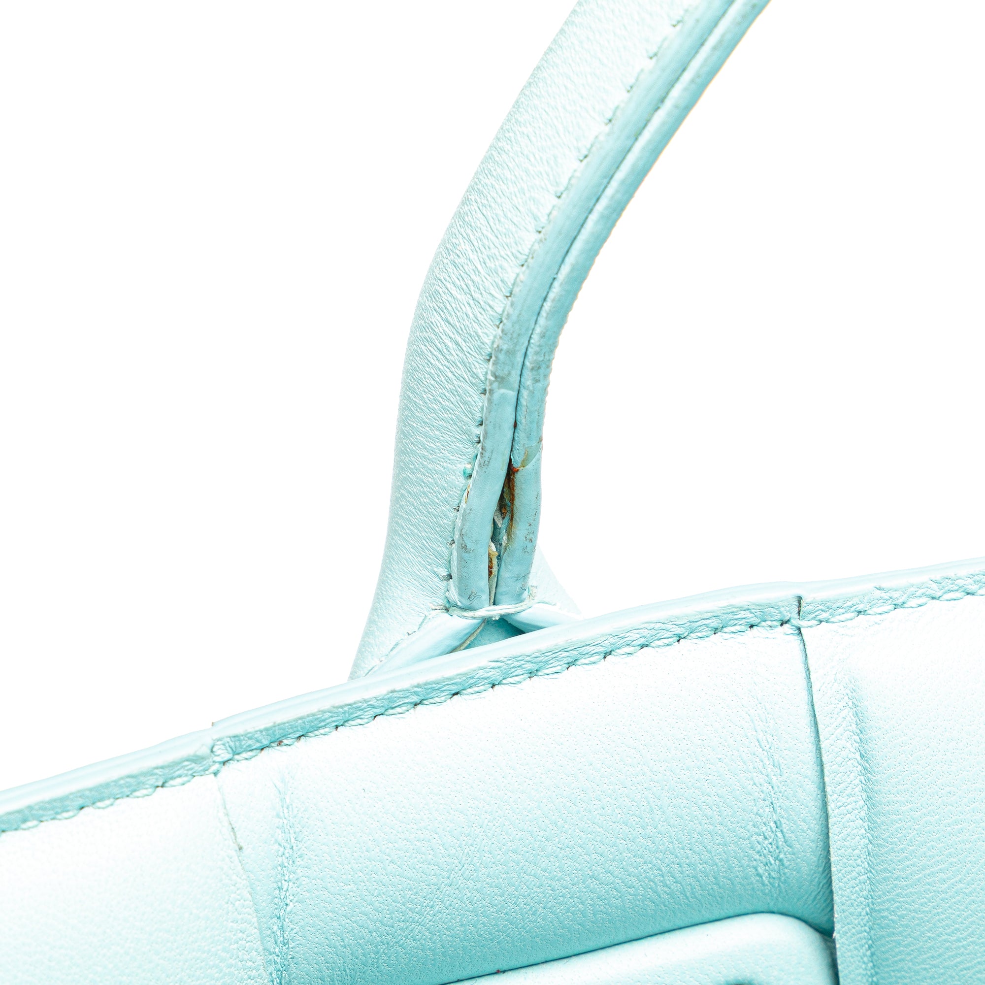 Large Lambskin Intreccio Padded Tote - Image 10