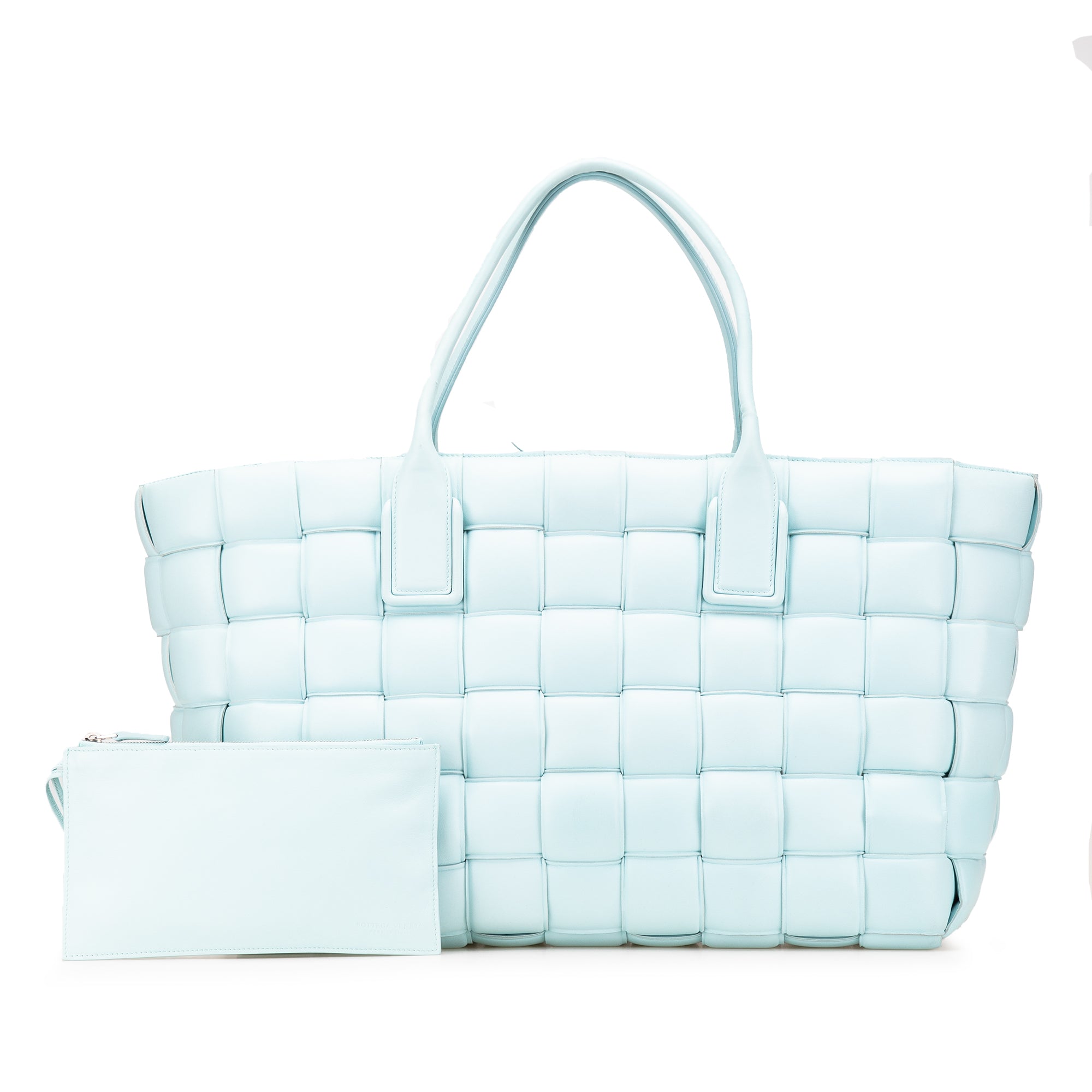 Large Lambskin Intreccio Padded Tote - Image 13