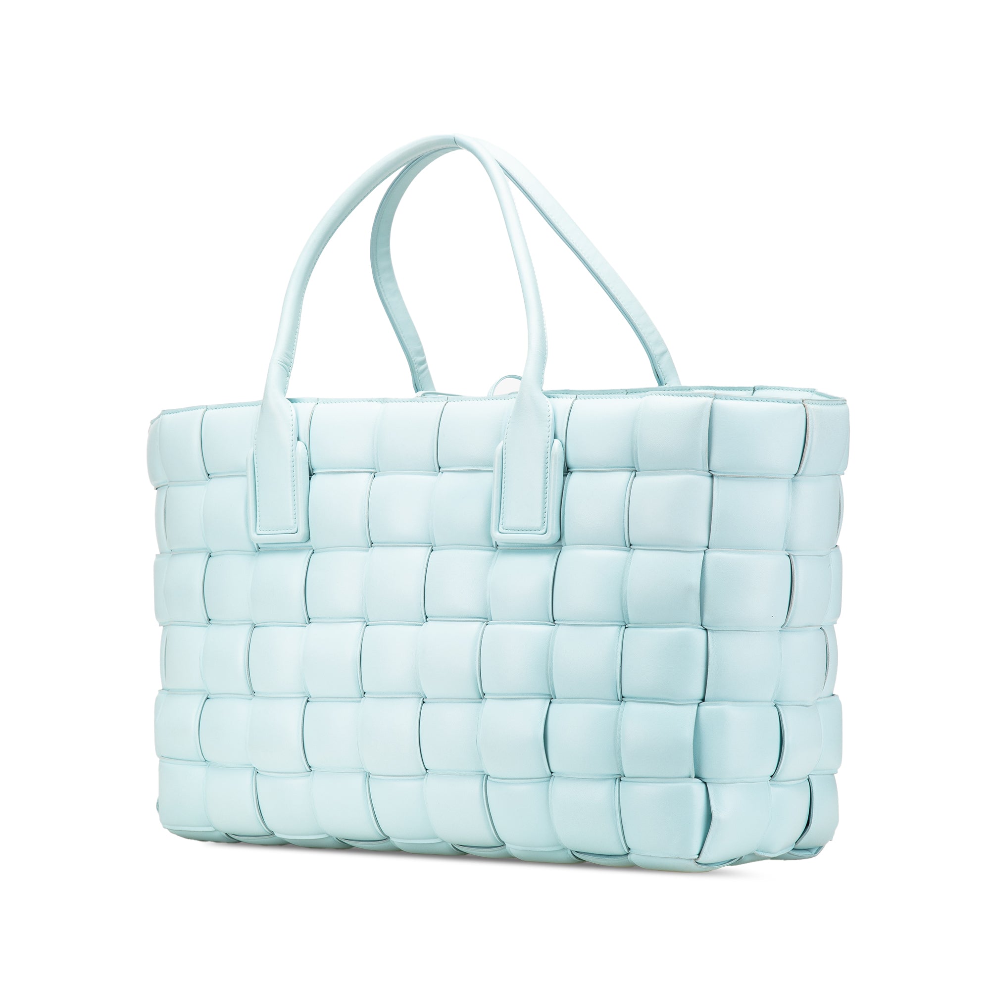 Large Lambskin Intreccio Padded Tote - Image 2