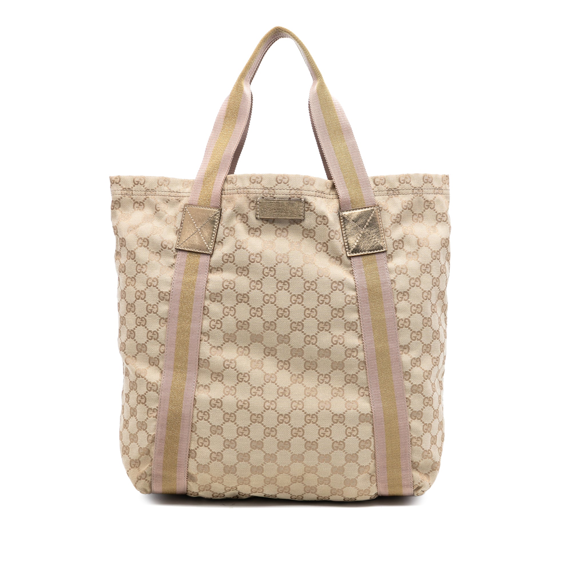GG Canvas Web Tote - Image 1