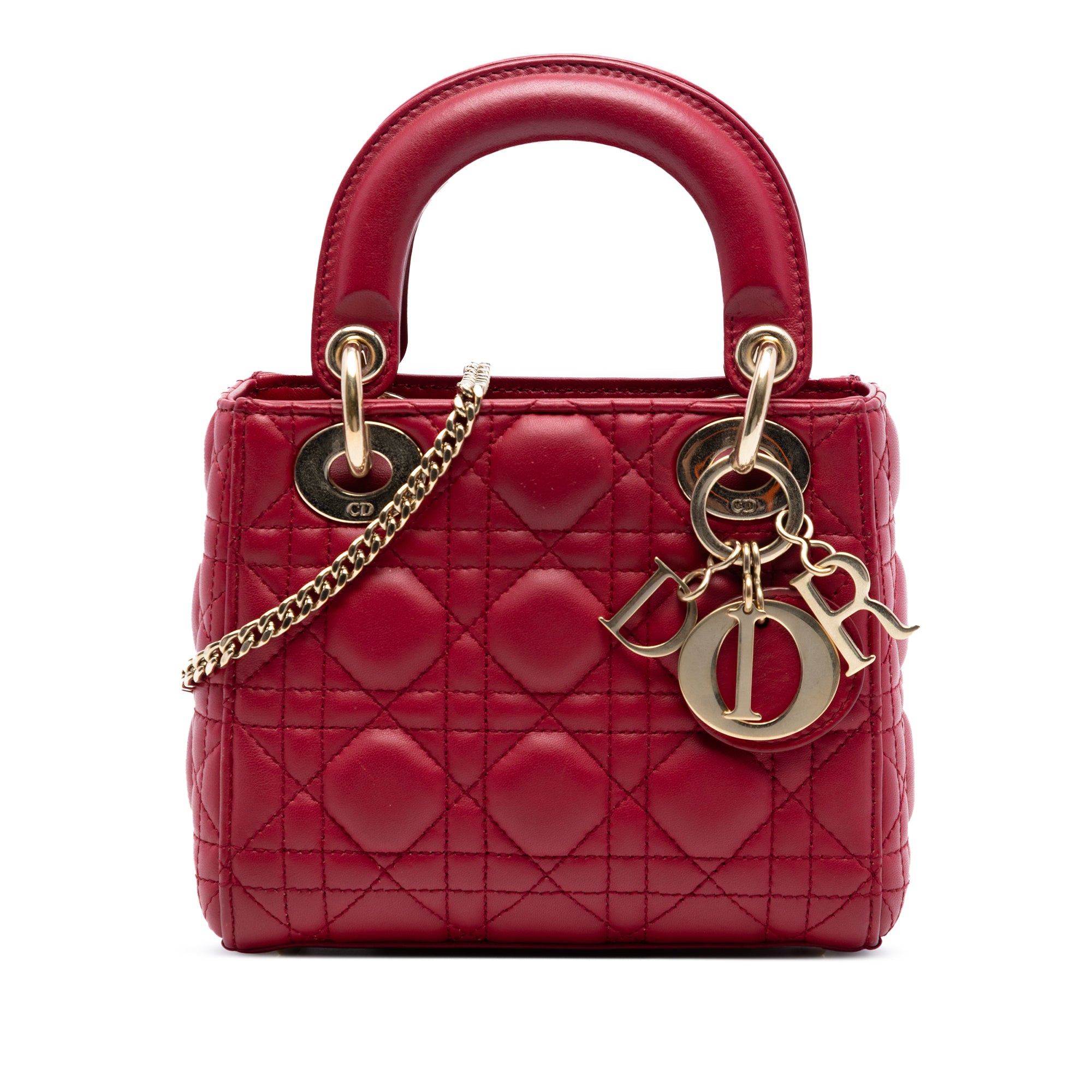 Mini Lambskin Cannage Lady Dior - Image 1
