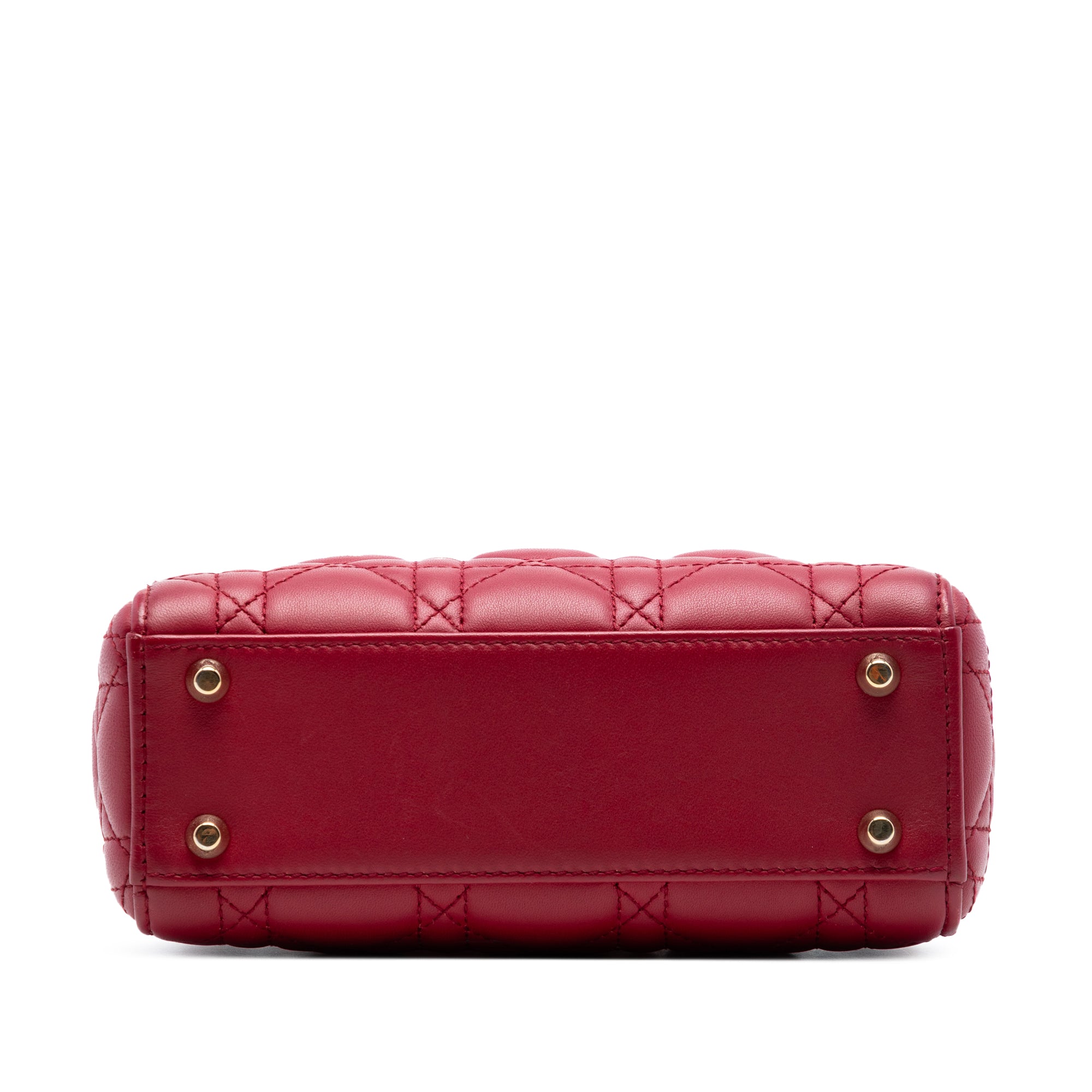 Mini Lambskin Cannage Lady Dior - Image 3