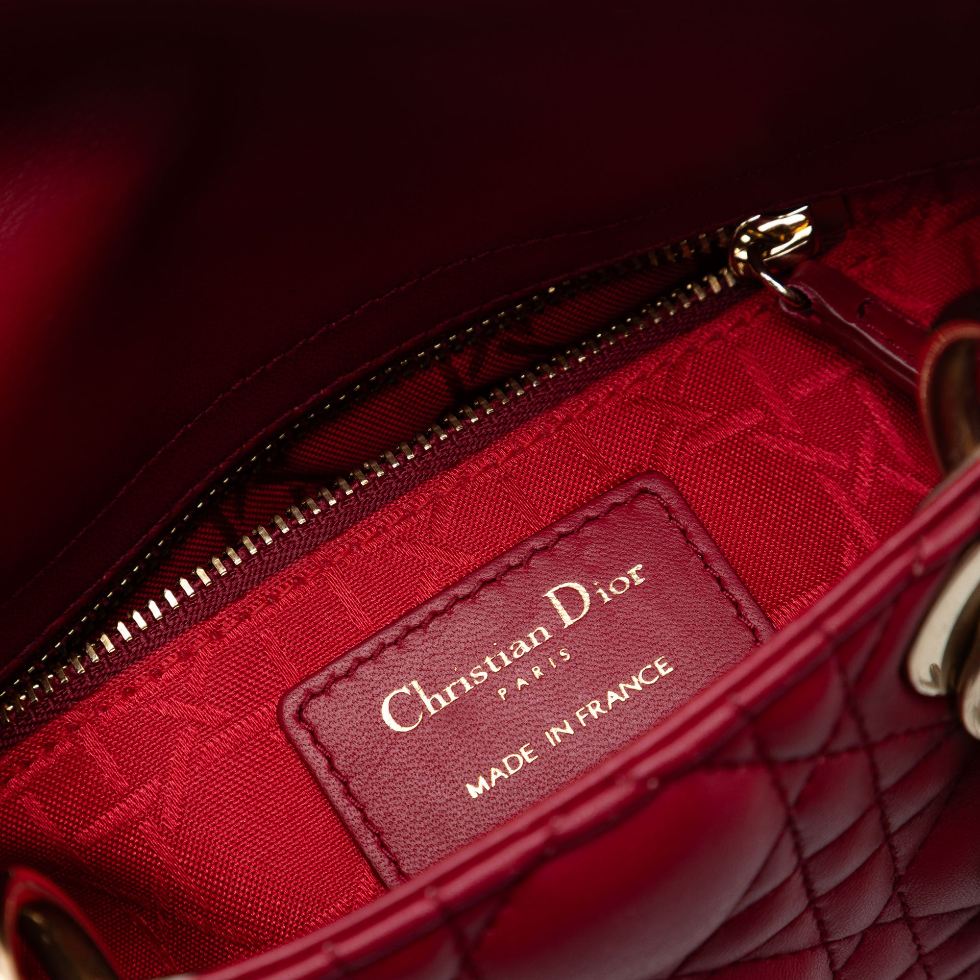 Mini Lambskin Cannage Lady Dior - Image 5