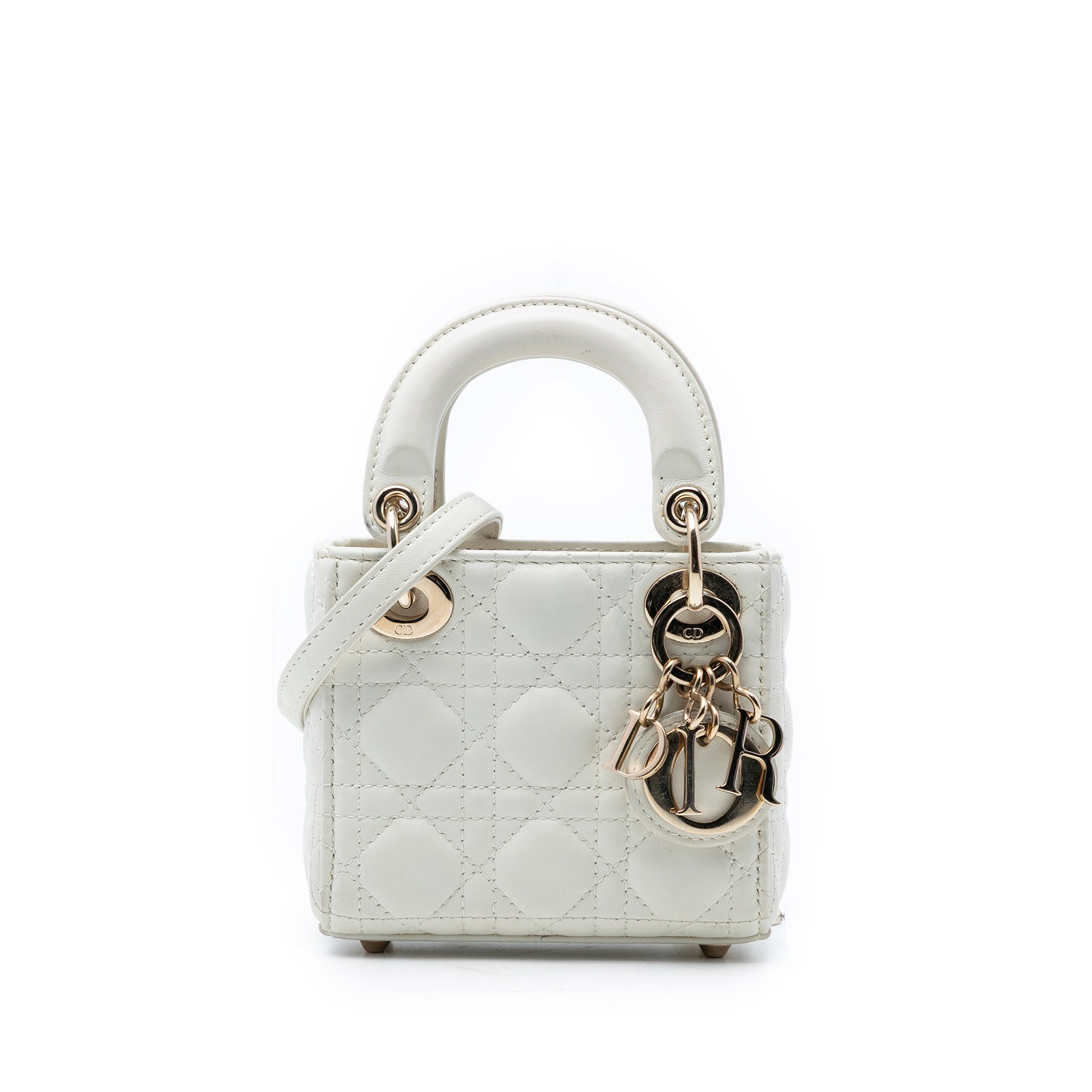 Micro Lambskin Cannage Lady Dior - Image 1