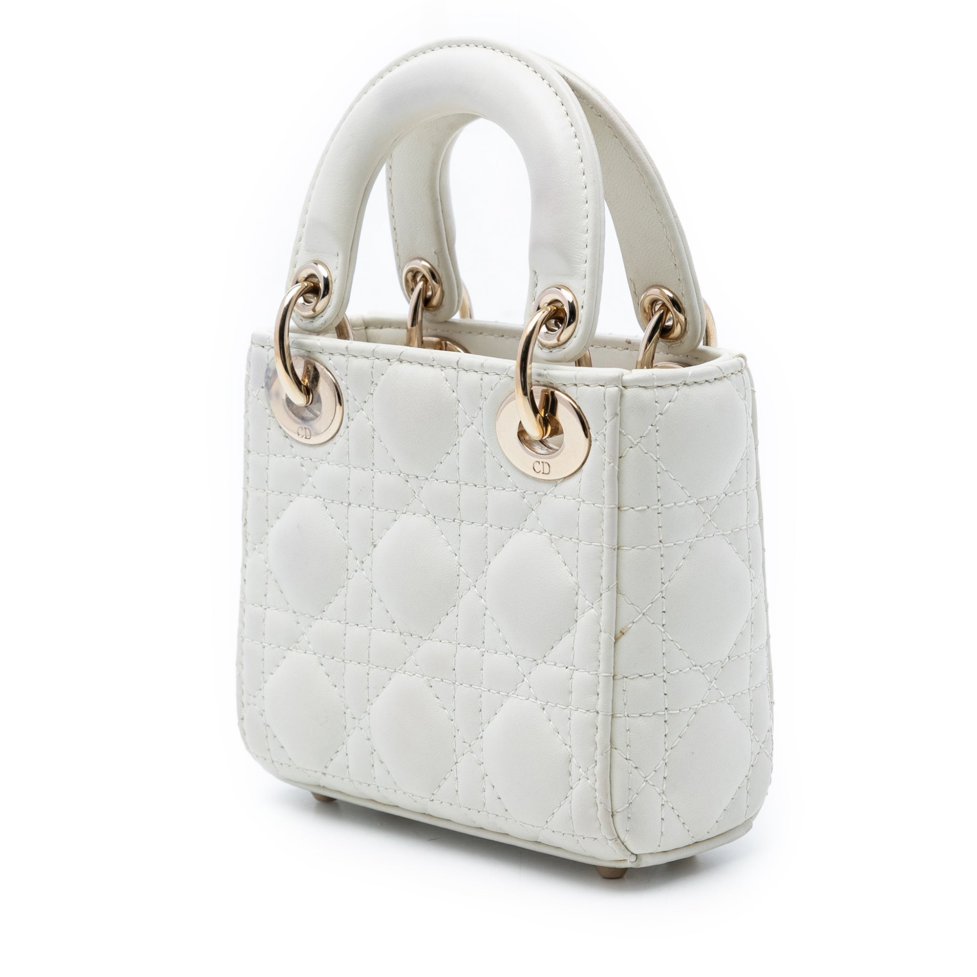 Micro Lambskin Cannage Lady Dior - Image 2