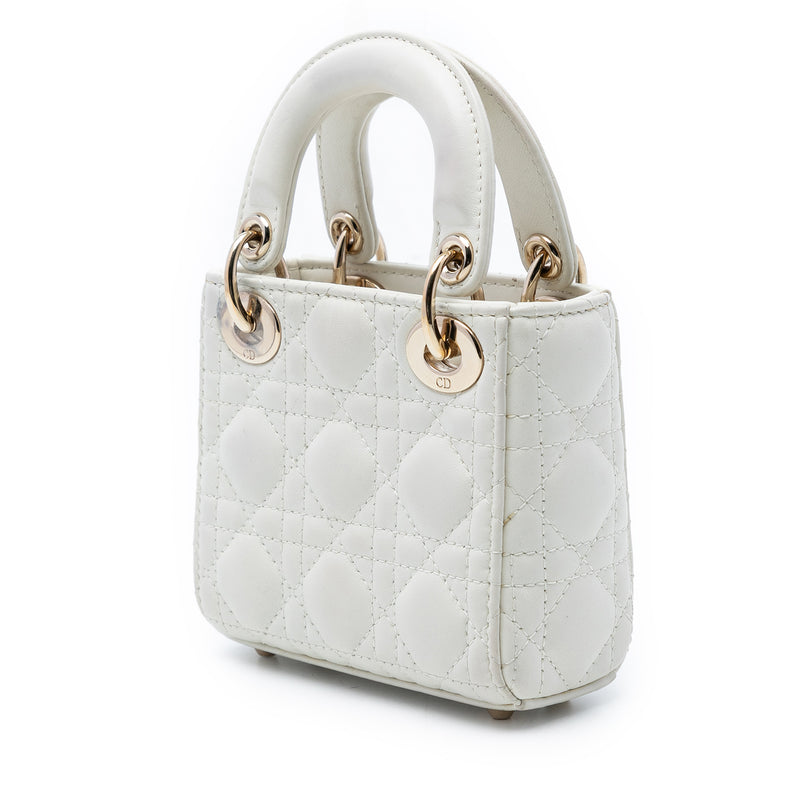 Micro Lambskin Cannage Lady Dior - Image 2